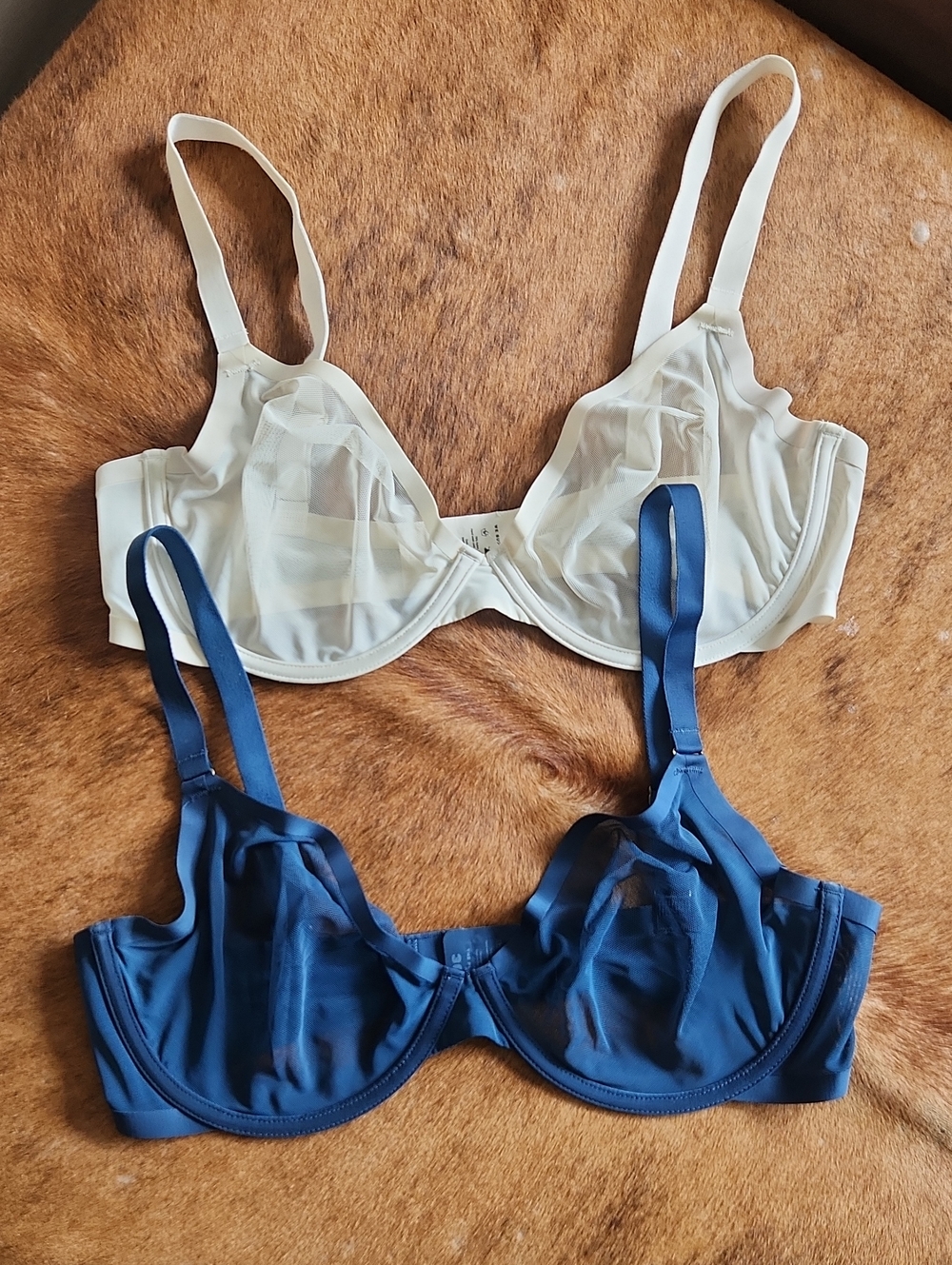 Cuup The Plunge Sheer Cup Bra Lot Size 36E